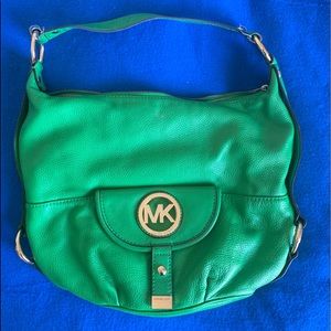 Green Micheal Kors Bag